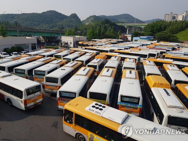 울산 시내버스 차고지 (출처=연합뉴스)