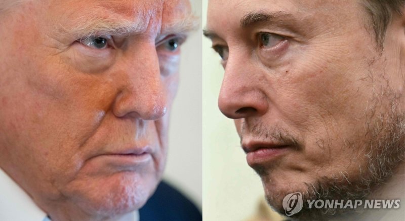 트럼프 대통령(왼쪽)과 머스크 (출처=연합뉴스)