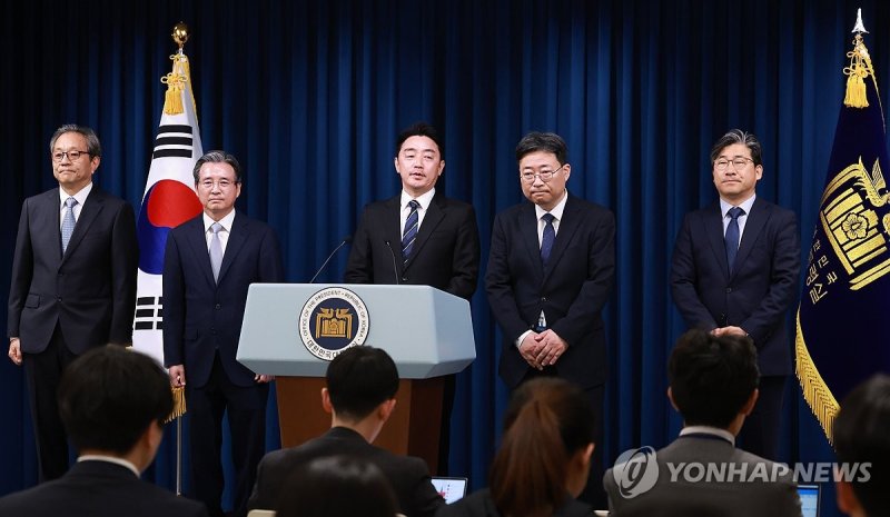 강훈식 비서실장, 대통령실 1차 인선 발표 (출처=연합뉴스)