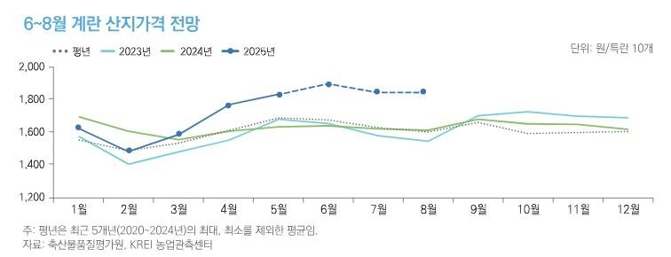 계란 산지 가격 전망 (출처=연합뉴스)
