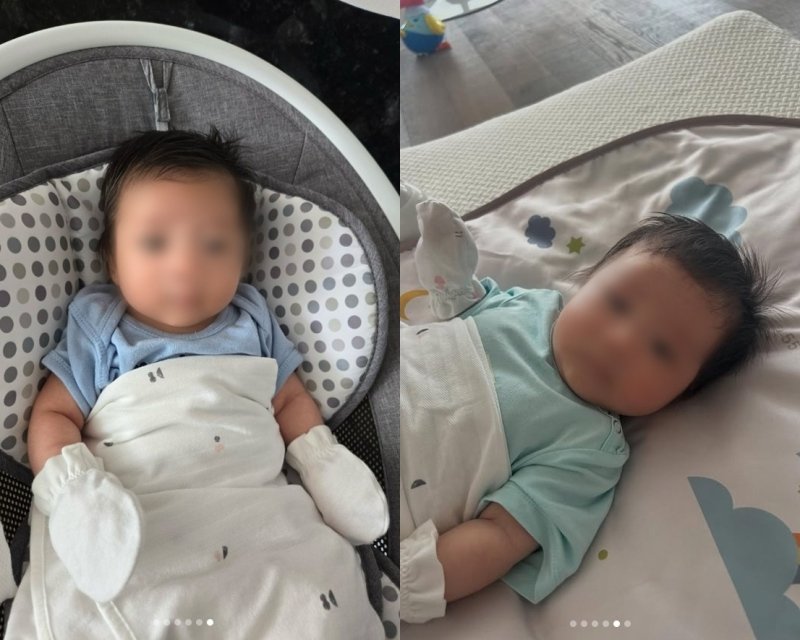 '이규혁♥' 손담비, 붕어빵 딸 공개…완성형 미모