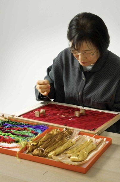 국가무형유산 '자수장' 보유자 김영이 씨 (출처=연합뉴스)