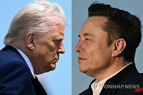 트럼프와 머스크 (출처=연합뉴스)