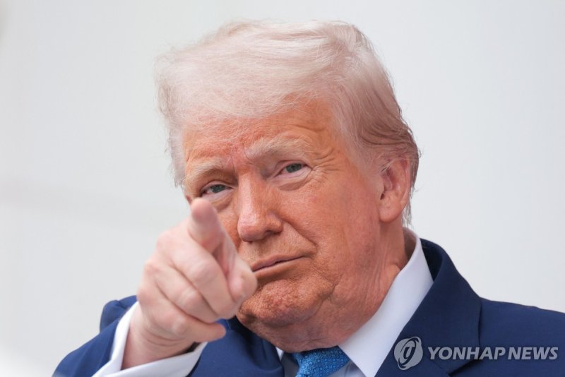 도널드 트럼프 미국 대통령. 연합뉴스