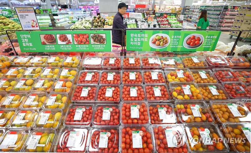 농산물 가격 하락 영향으로 소비자 물가 5개월 만에 1%대 기록 (출처=연합뉴스)