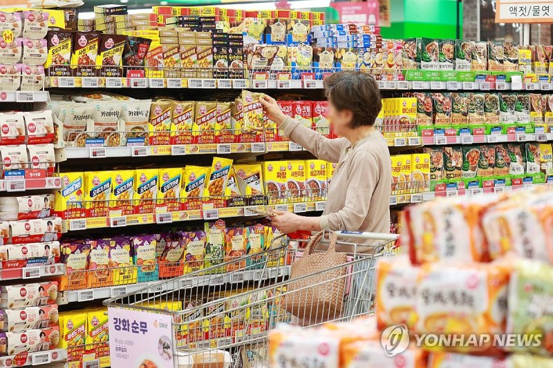 혼란기에 식품값 가격 줄인상 (출처=연합뉴스)