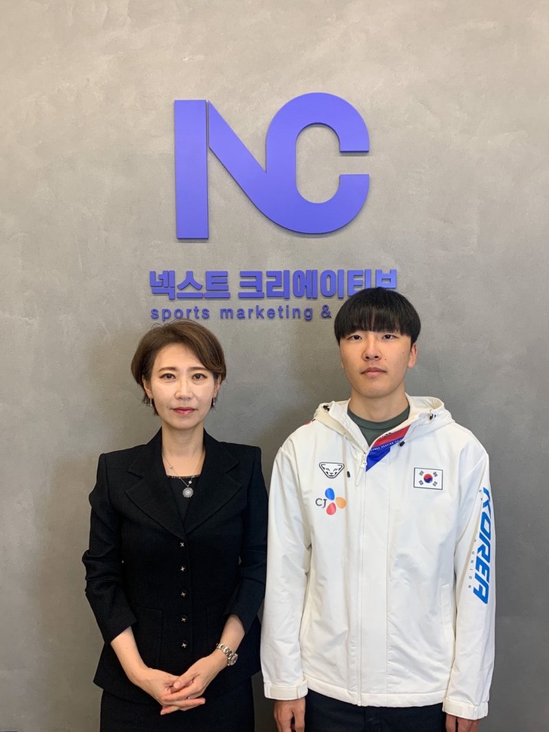 [서울=뉴시스] 넥스트크리에이티브와 매니지먼트 계약 맺은 스피드스케이팅 단거리 기대주 바카라사이트 굿모닝. (사진 = 넥스트크리에이티브 제공) *재판매 및 DB 금지