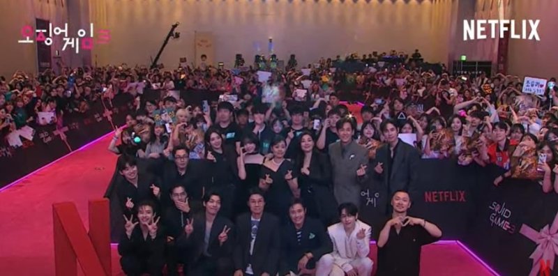 '오징어 게임' 시즌3 쇼케이스: 오징어 게임 메모리얼 (출처=연합뉴스)