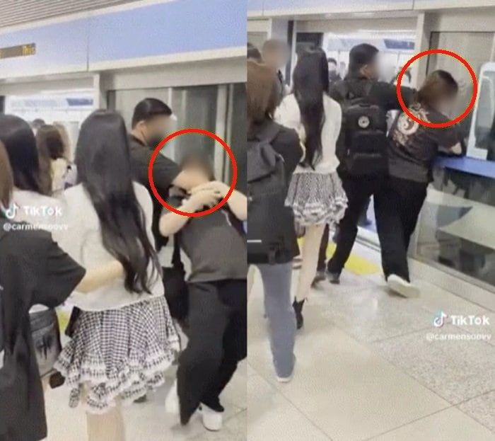 "공항서 걸그룹과 부딪히자 경호원이 팔꿈치로 '퍽'"..연예인 과잉경호 또 논란