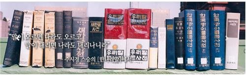 사전들 (출처=연합뉴스)