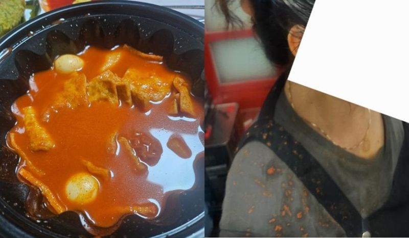 "엄마 얼굴에 떡볶이 쏟아부어..." 역대급 배달 진상