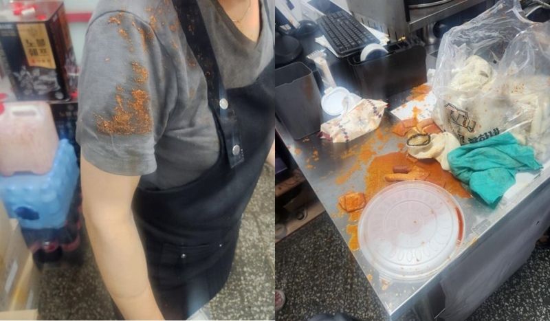 "엄마 얼굴에 떡볶이 쏟아부어..." 역대급 배달 진상