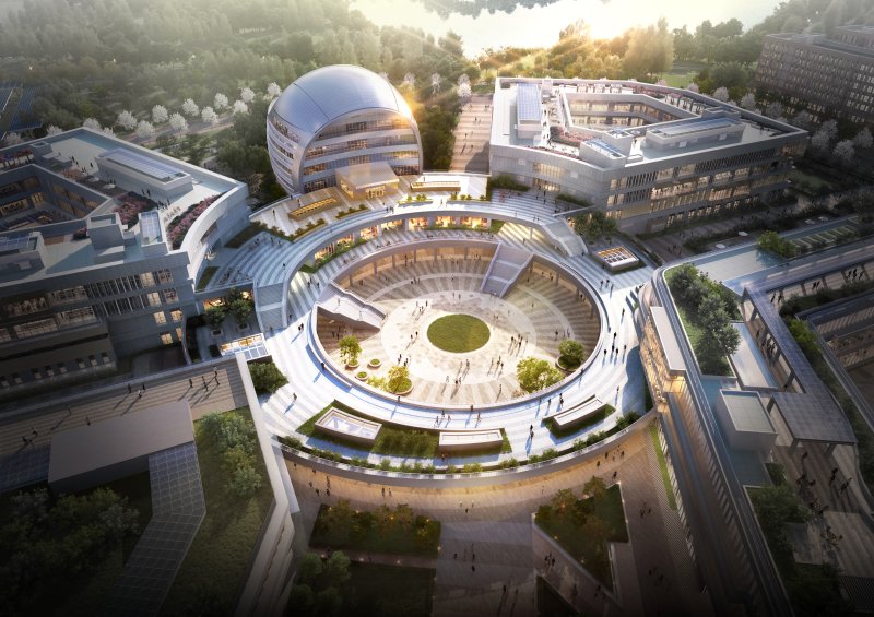 한국에너지공과대학교(KENTECH·켄텍) 허브광장 조감도. (이미지=켄텍 제공) photo@newsis.com *재판매 및 DB 금지