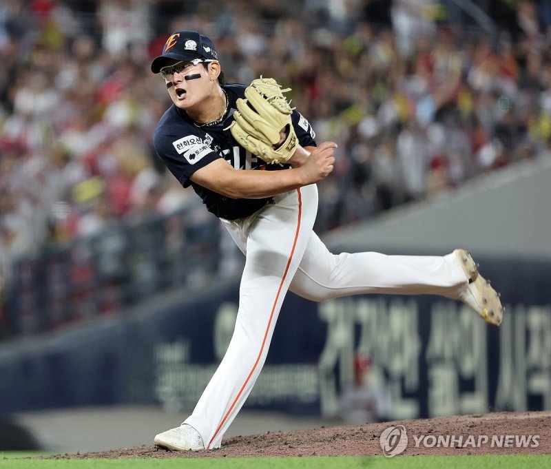 팬 투표 1차 집계 1위 한화 김서현 (출처=연합뉴스)