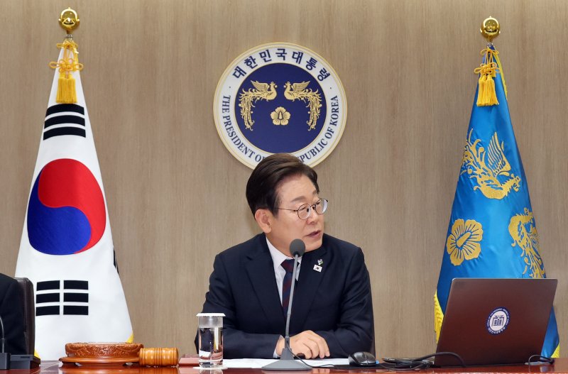 이재명 해시 게임 바카라이 10일 서울 용산 해시 게임 바카라실에서 열린 국무회의에서 발언하고 있다. 사진=뉴시스
