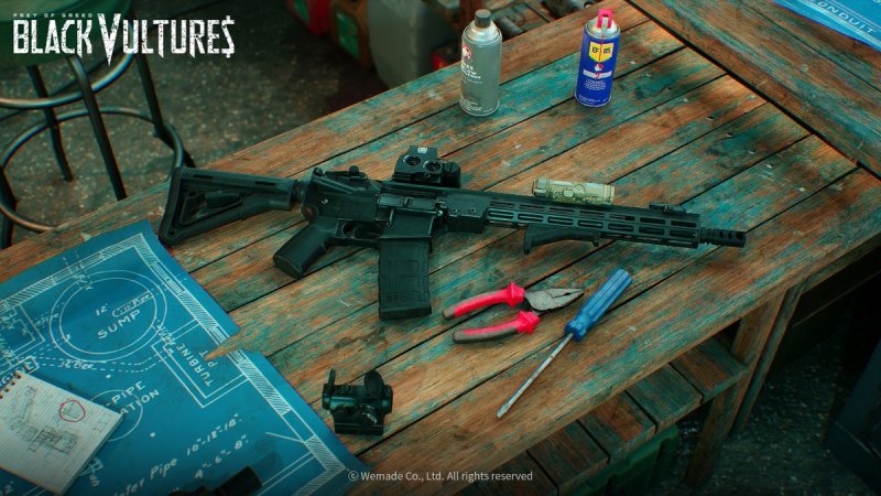 '블랙 벌처스'의 총기 (출처=연합뉴스)