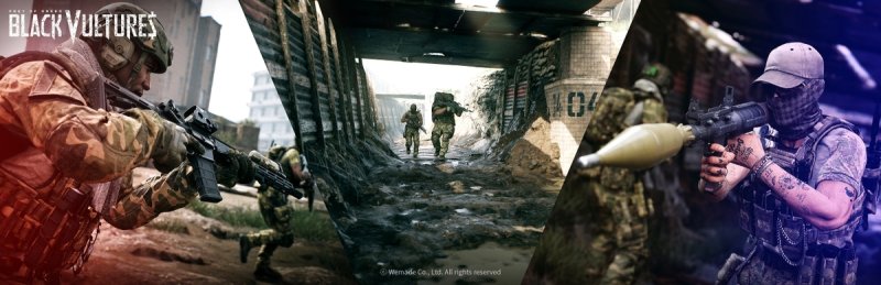 '블랙 벌처스' 속 삼파전 기반 전투 시스템 (출처=연합뉴스)