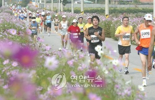 김제 마라톤대회 (출처=연합뉴스)