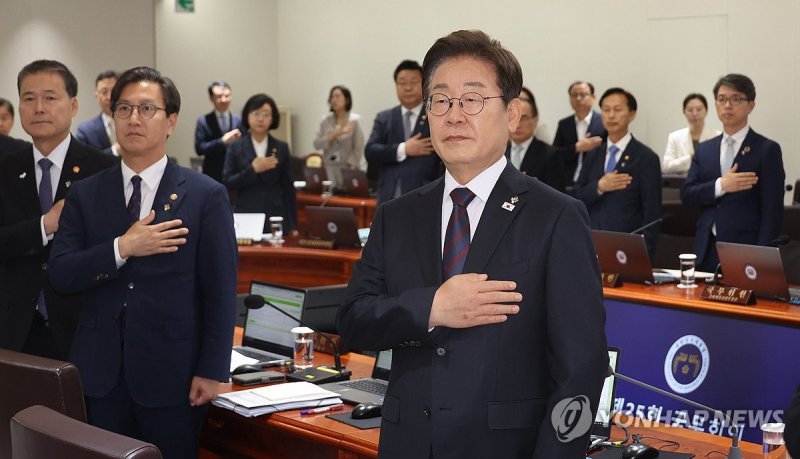 이재명 대통령, 국무회의 주재 (출처=연합뉴스)