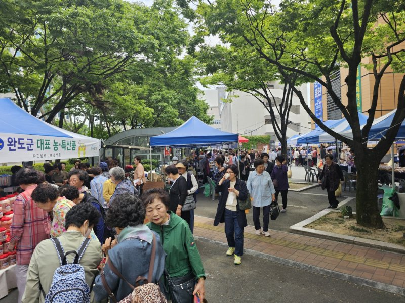 [대구=뉴시스] 대구시 수성구는 '2025 수성구 자매도시 특산물 판매행사'를 개최한다. (사진 = 대구시 수성구 제공) 2025.06.10. photo@newsis.com *재판매 및 DB 금지