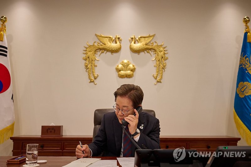 이재명 대통령, 시진핑 중국 국가주석과 통화 (출처=연합뉴스)