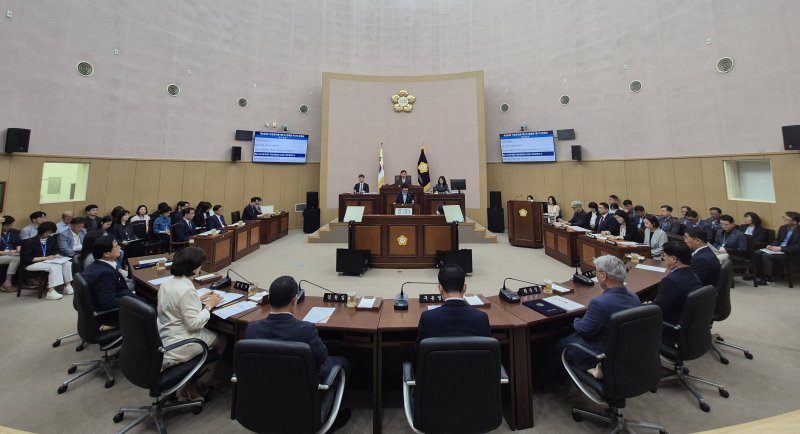 기장군의회 제289회 정례회 현장.(기장군청 제공. 재판매 및 DB 금지)