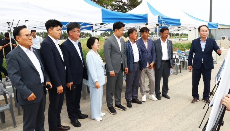 강원도의회, 하조대 부지 현지 확인 (출처=연합뉴스)