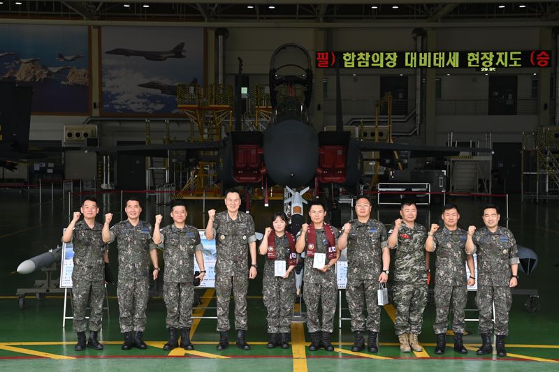 김명수 합참의장 "2작전사령부·11전투비행단서 대비태세 현장점검"