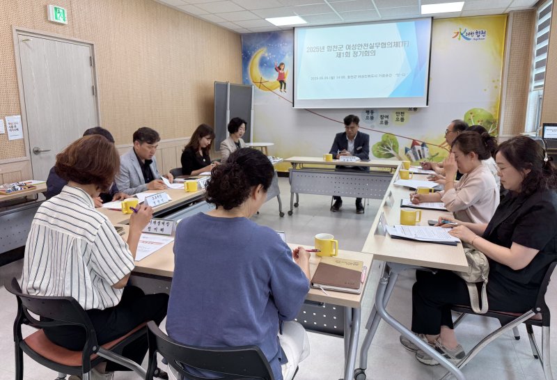 [합천=뉴시스] 합천군, 여성친화도시 여성안전실무협의체 회의 개최 (사진=합천군 제공) 2025. 06. 10. photo@newsis.com *재판매 및 DB 금지