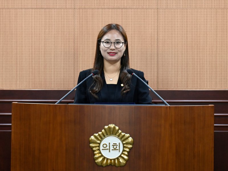 10일 광주 북구의회 황예원 의원이 제303회 제1차 정례회 본회의 5분 자유발언을 하고 있다.(광주 북구의회 제공. 재판매 및 DB 금지)