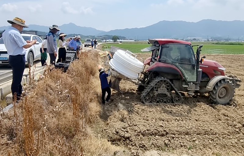 [곡성=뉴시스] 전남 곡성군 논 활용 타작물 재배 시범 사업 추진. (사진=곡성군청 제공). photo@newsis.com *재판매 및 DB 금지