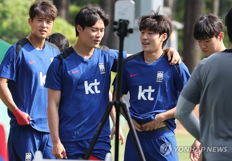 즐거운 훈련 (출처=연합뉴스)