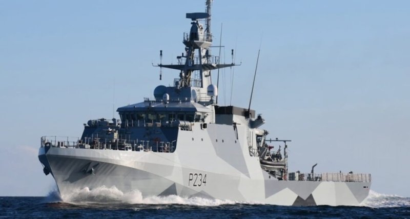 [서울=뉴시스]영국이 한반도 주변의 북한 해상 환적 등 불법 활동 감시를 위해 투입한 HMS 스페이함. (출처=영국 국방부) 2025.6.11. *재판매 및 DB 금지