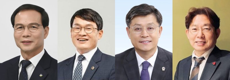 왼쪽부터 조병옥 이상정 임택수 박노학 .(정당·가나다순)./뉴스1.