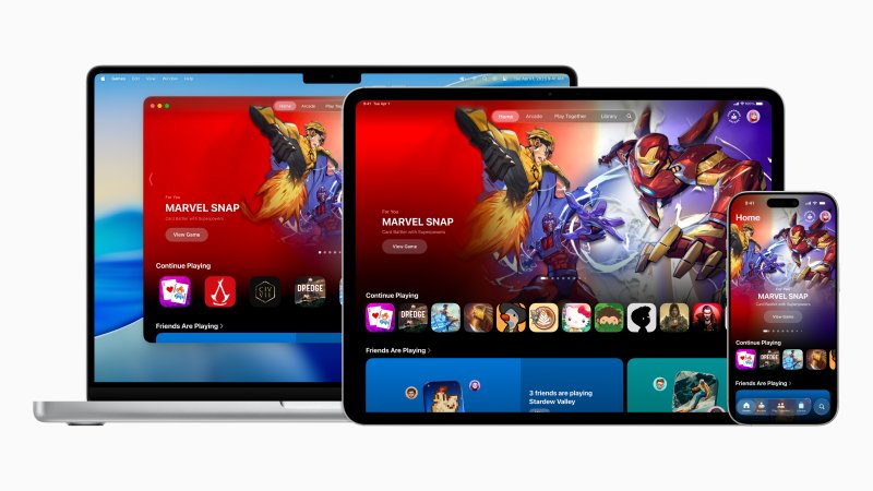애플은 올해 세계개발자회의(WWDC25)에서 사용자들이 곧바로 게임을 즐기고 신규 게임들을 탐색할 수 있게 하는 애플 게임즈 앱을 공개했다고 11일 밝혔다. (사진=애플 제공) *재판매 및 DB 금지