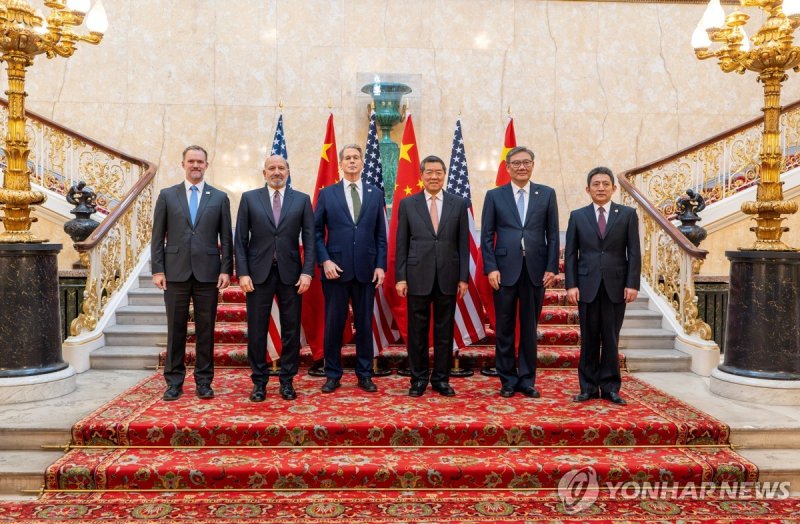 미중, 런던에서 고위급 무역회담 (출처=연합뉴스)