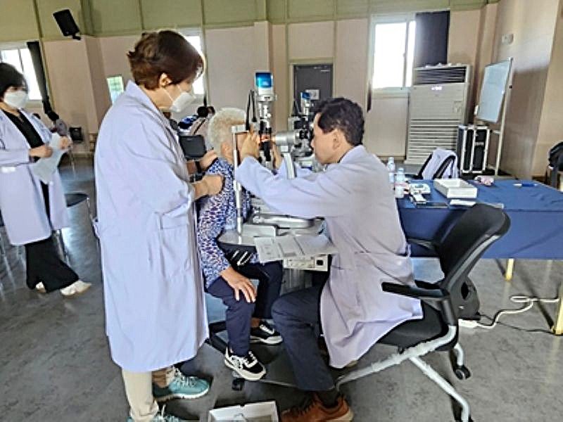 지난해 무료 안과검진. *재판매 및 DB 금지