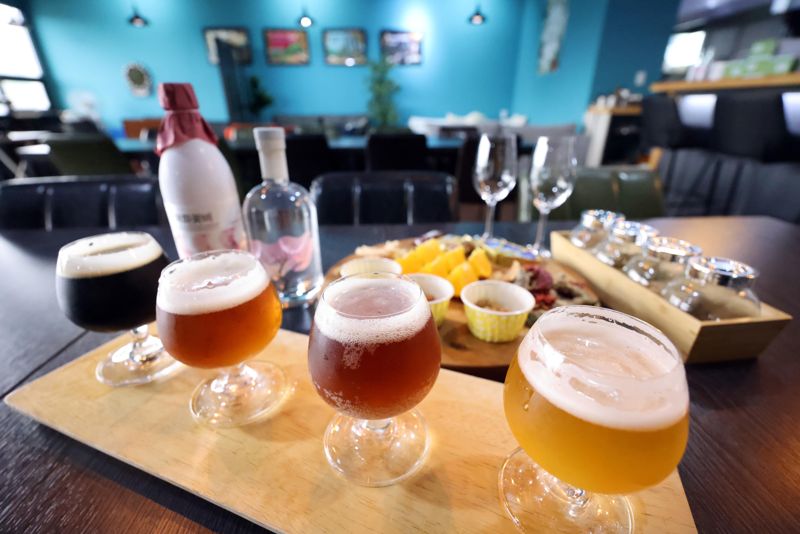 순성브루어리가 생산하는 당진맥주 4종. 사진=박범준 기자