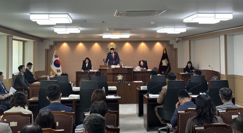 [대전=뉴시스] 대전 대덕구의회가 11일 제287회 제1차 정례회 제2차 본회의를 열고 있다. (사진=대덕구의회 제공) 2025.06.11. photo@newsis.com *재판매 및 DB 금지