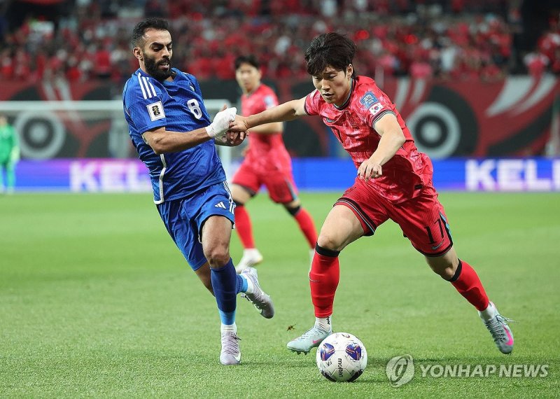 배준호, 드리블 (출처=연합뉴스)