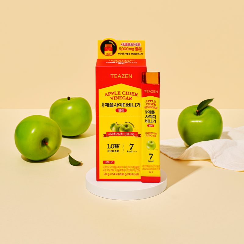 티젠, 저당·저칼로리 '애플사이다비니거 젤리' 선봬