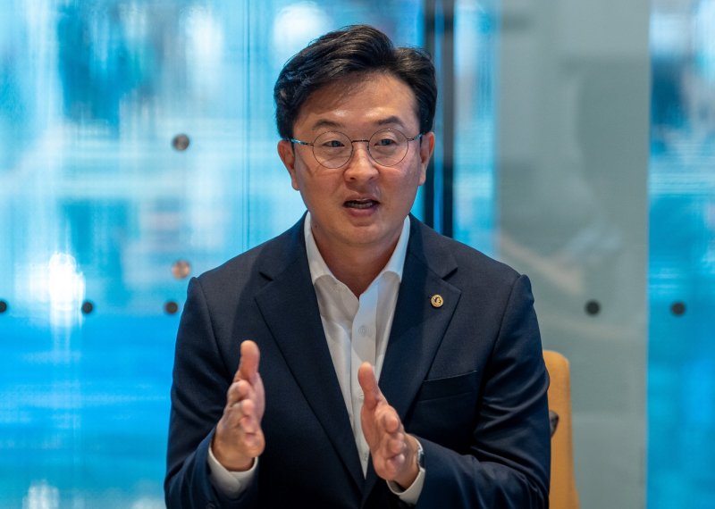 [서울=뉴시스] 장승훈 보람바이오 대표가 11일 고양 킨텍스에서 기자간담회를 열고 기업 소개 및 향후 계획을 밝혔다. (사진=보람바이오 제공) 2025.06.11. photo@newsis.com *재판매 및 DB 금지