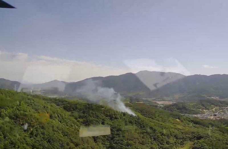 산청 산불 현장(산림청 제공. 재판매 및 DB금지).