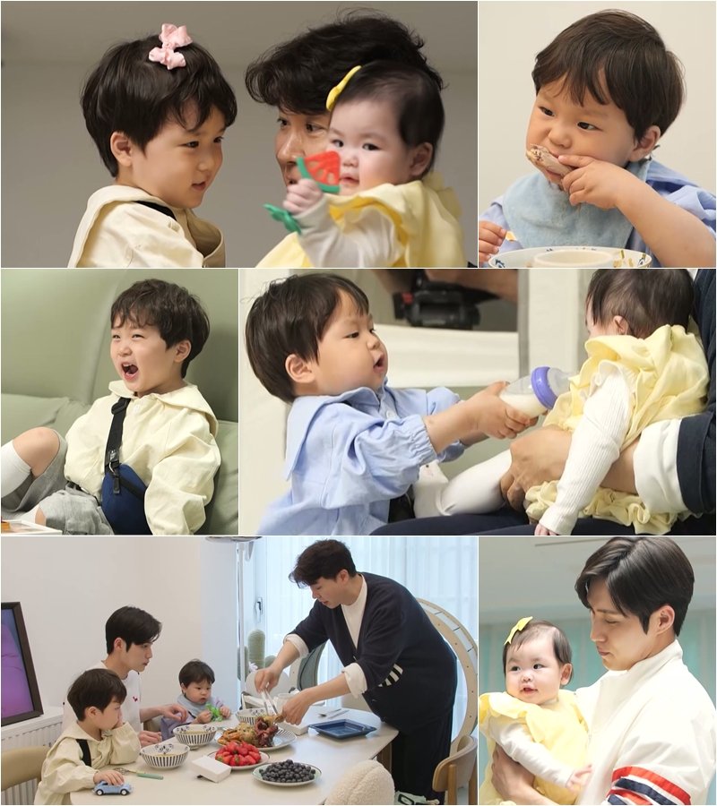 김준호子 은우·정우, 박수홍 딸 재이 만났다