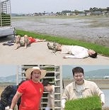 ″입맛도 없다″ 전현무·구성환, 선크림 범벅…2900평 모심기 도전