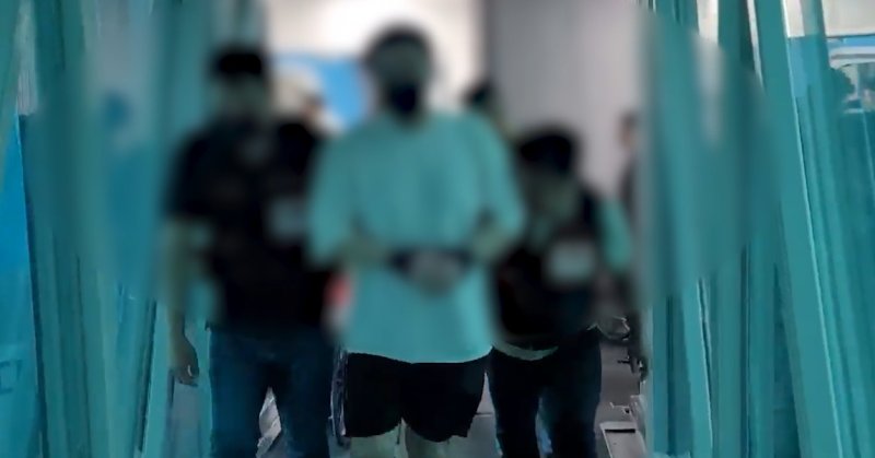 A 씨 강제 더존카지노 현장. (경기남부경찰청 제공. 재판매 및 DB 금지) 2025.6.12/뉴스1