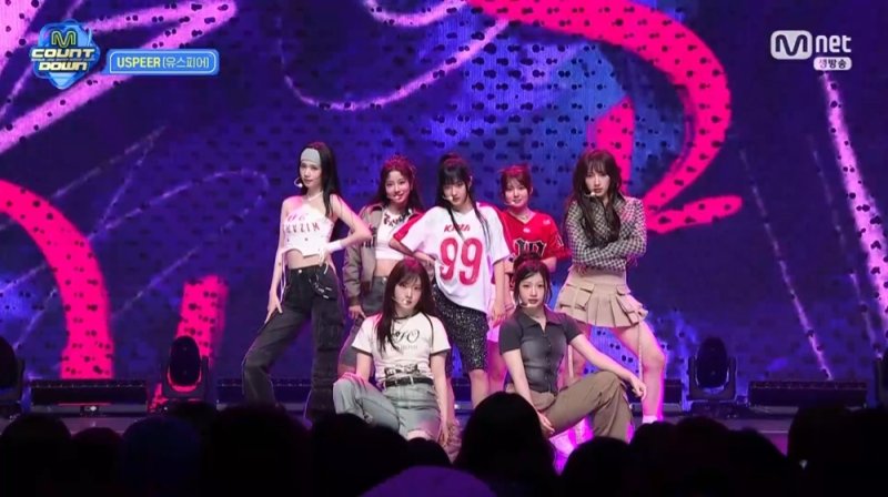 '엠카' 유스피어, 데뷔곡 '줌'으로 압도적 무대…완성형 신인