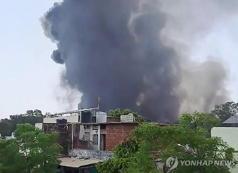 에어인디아 여객기 추락 (출처=연합뉴스)