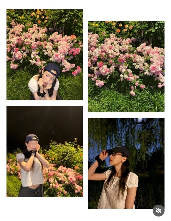 '여름 여신' 태연, 꽃밭에서도 빛나는 비주얼 [N컷]