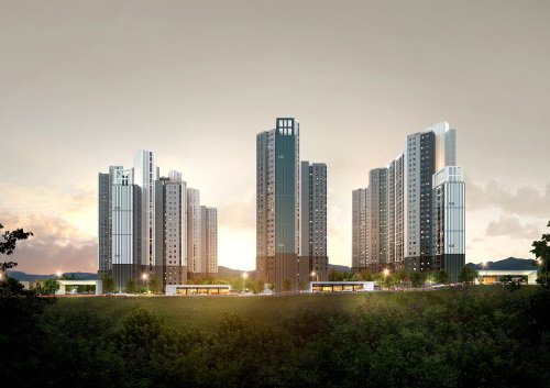 광양 푸르지오 센터파크_야경투시도